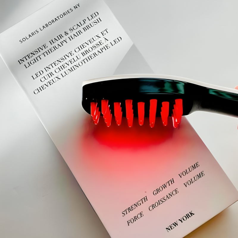 Red & Blue Light Therapy Hair Brush